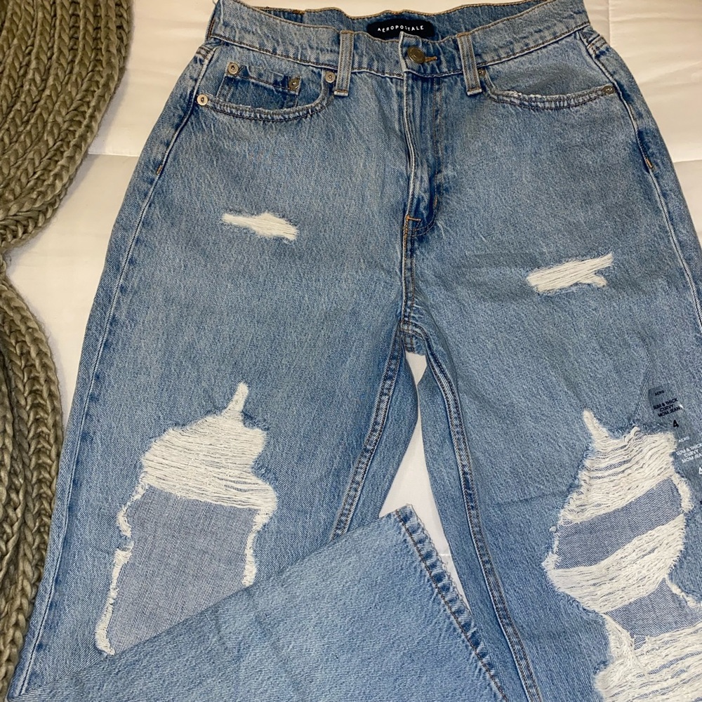 Aeropostale mom jeans